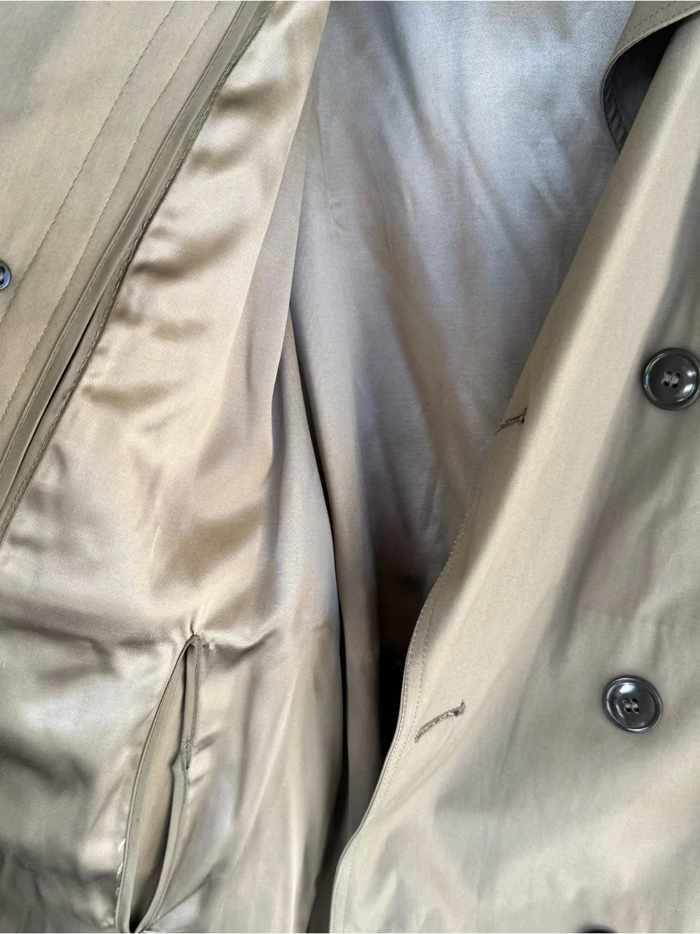 Vintage Marine Shop Trench Coat
